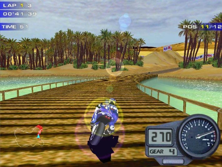 Изображение игры: Moto Racer 2