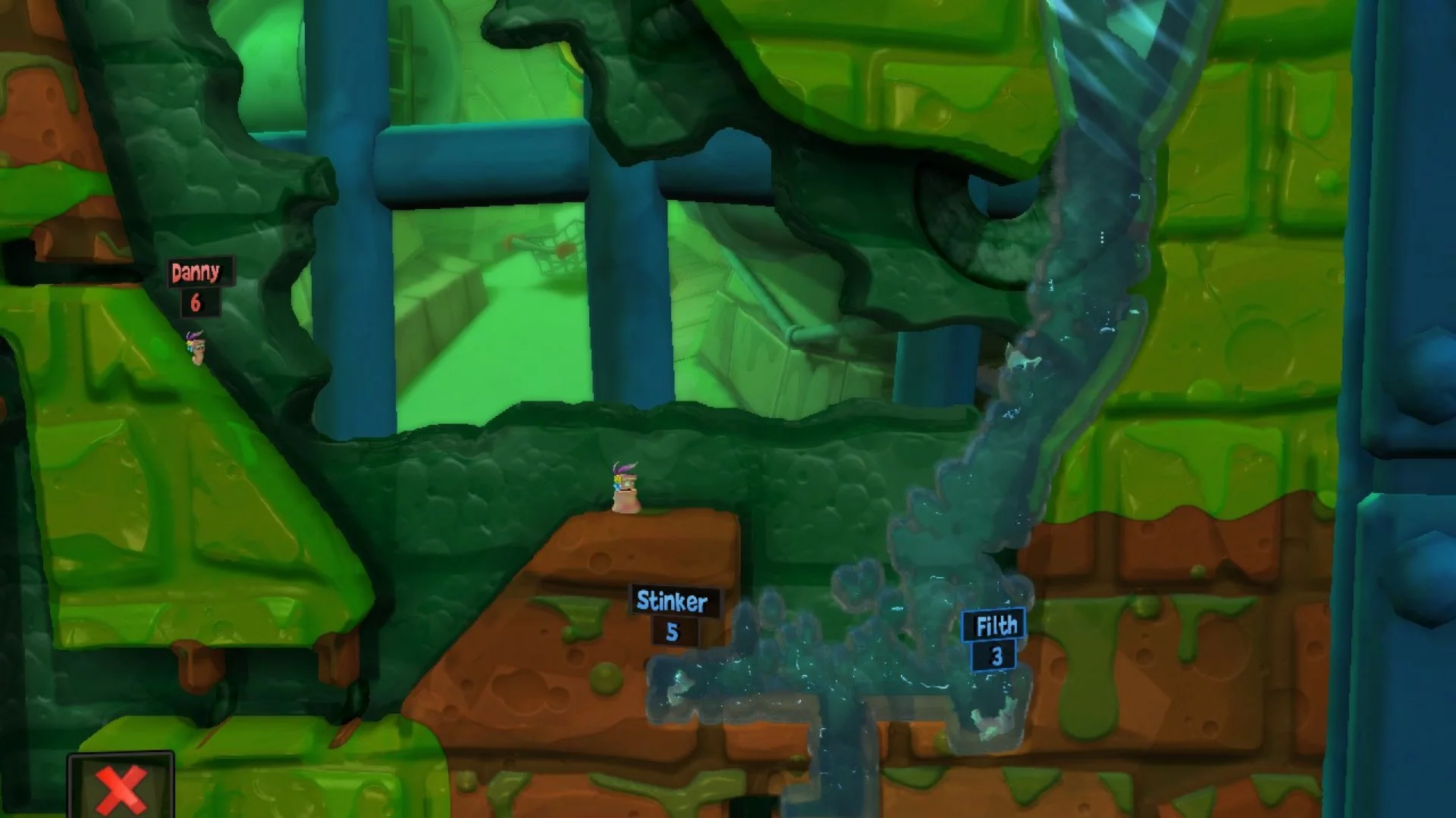 Изображение игры: Worms Revolution