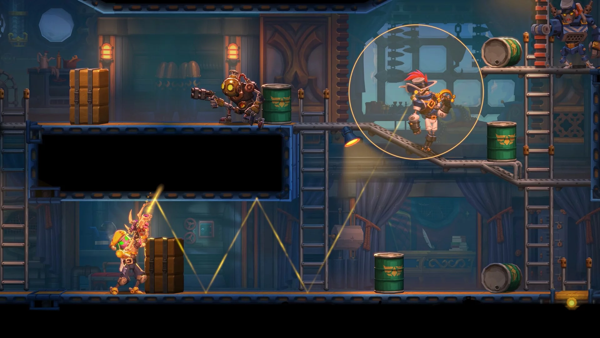 Изображение игры: SteamWorld Heist II