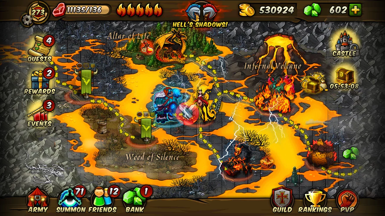 Изображение игры: Forge of Gods (RPG)