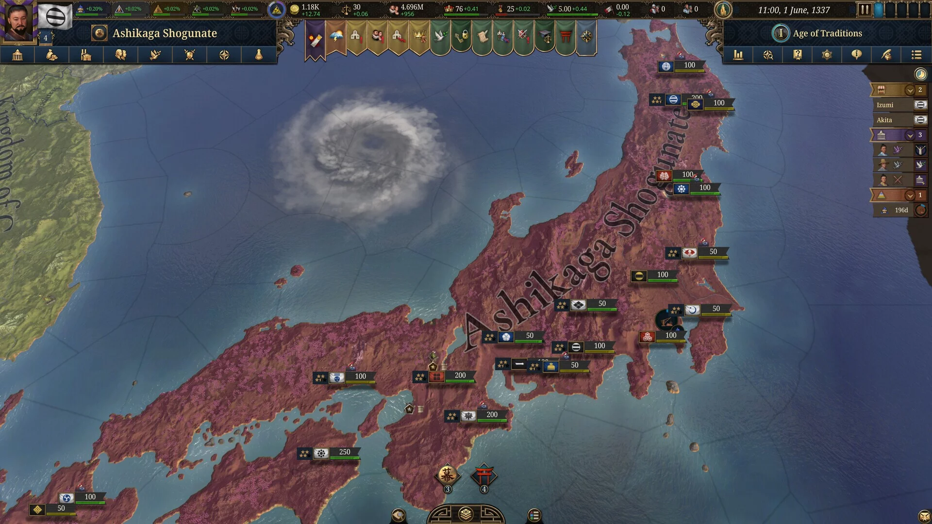 Изображение игры: Europa Universalis V