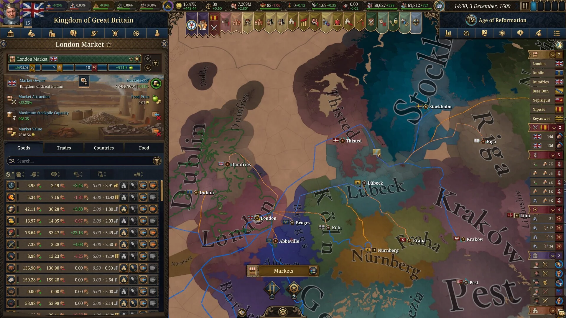 Изображение игры: Europa Universalis V