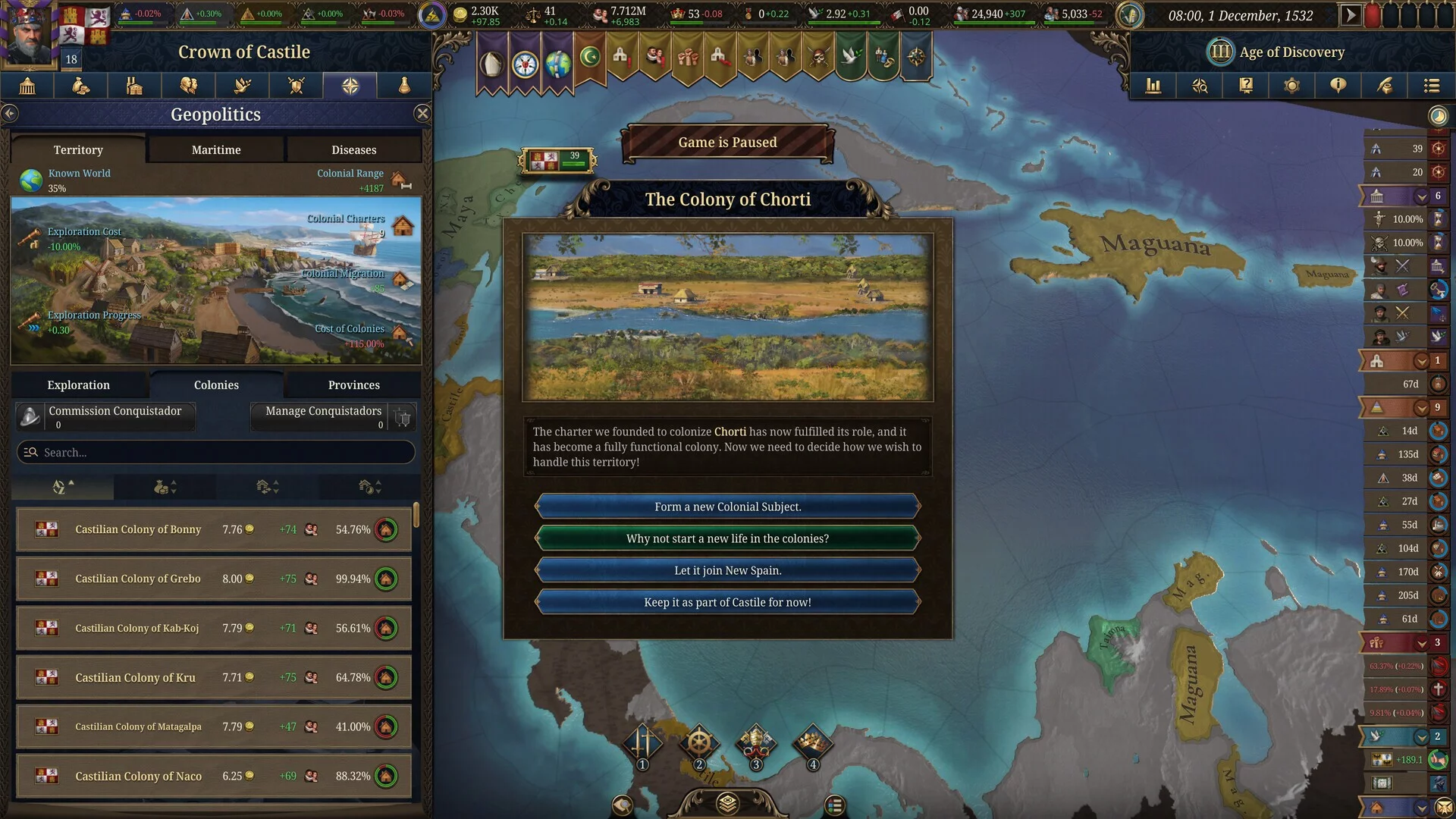 Изображение игры: Europa Universalis V