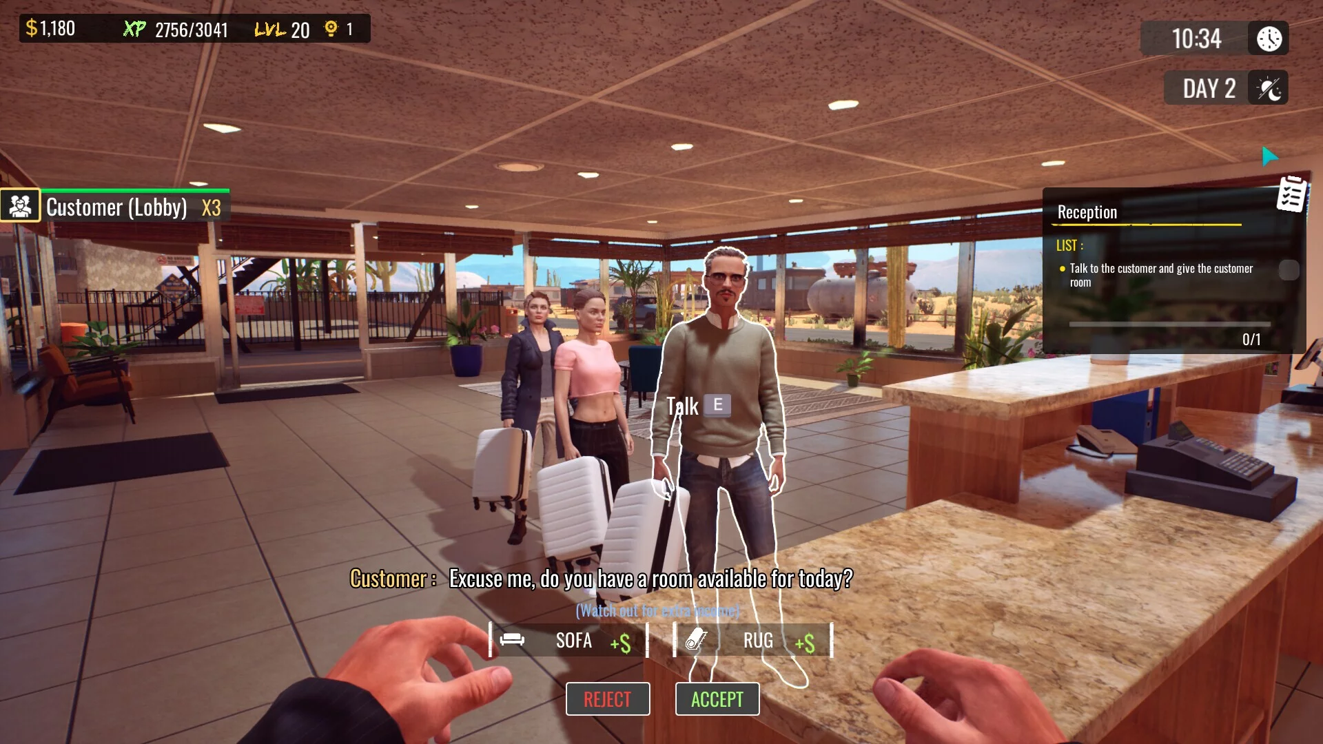 Изображение игры: Sunset Motel