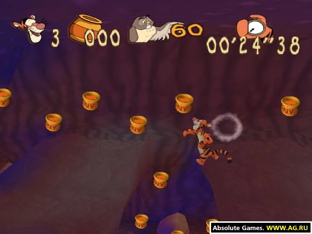 Изображение игры: Disney's Tigger's Honey Hunt