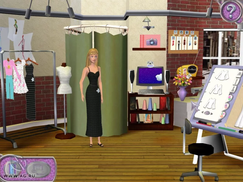 Изображение игры: Barbie Fashion Show