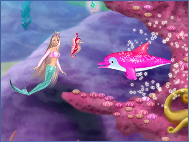 Изображение игры: Barbie Mermaid Adventure