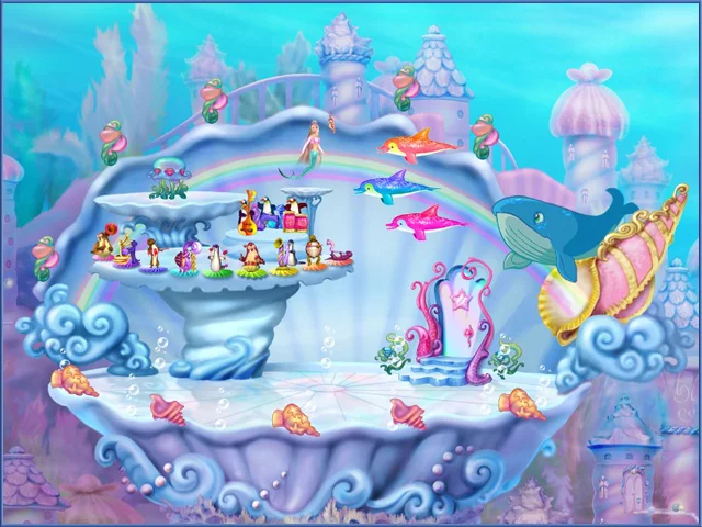 Изображение игры: Barbie Mermaid Adventure