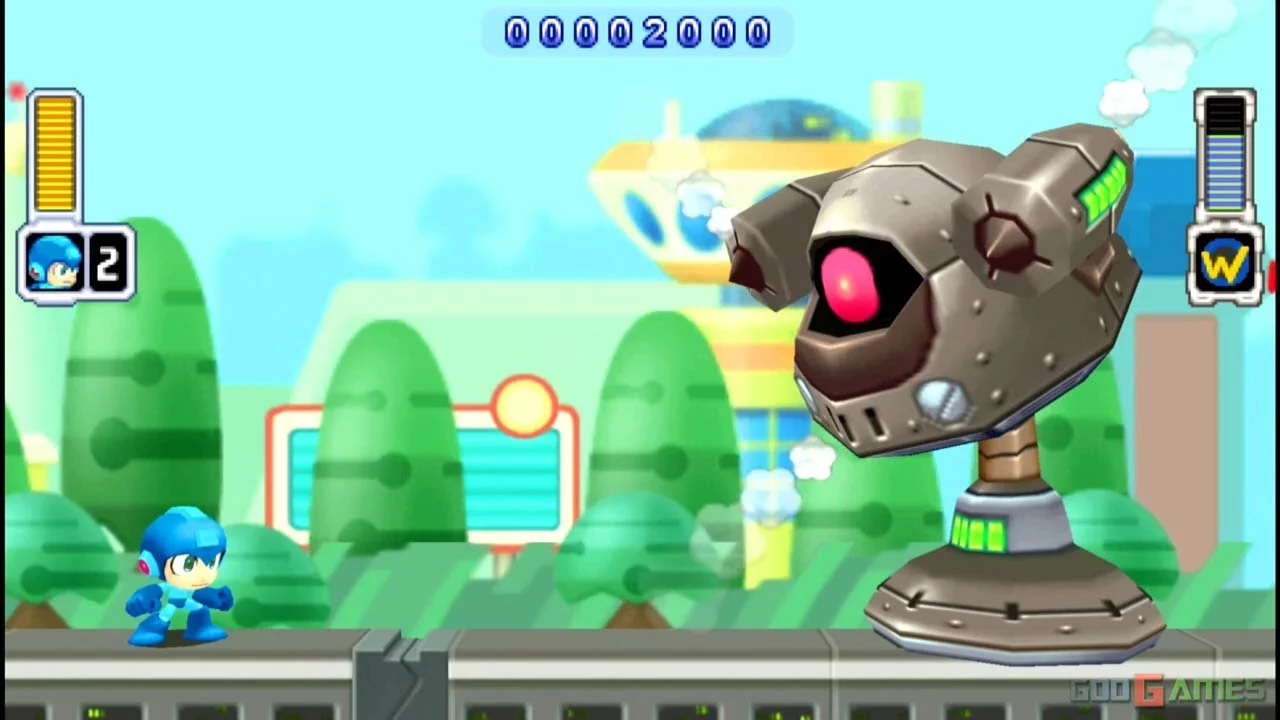 Изображение игры: MegaMan Powered Up