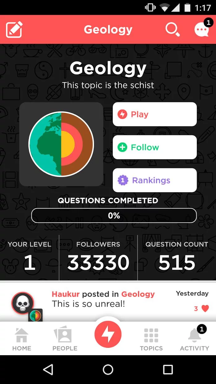Изображение игры: QuizUp