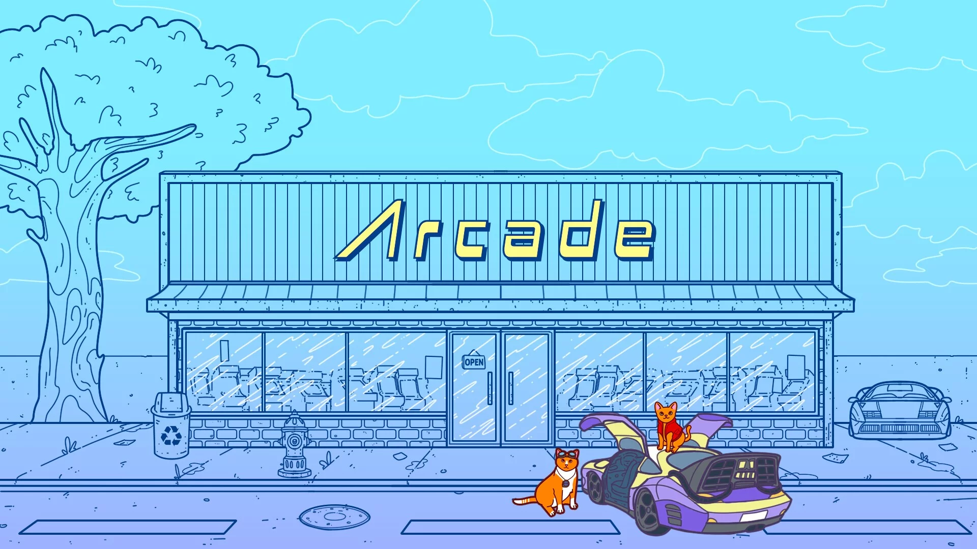 Изображение игры: An Arcade Full of Cats