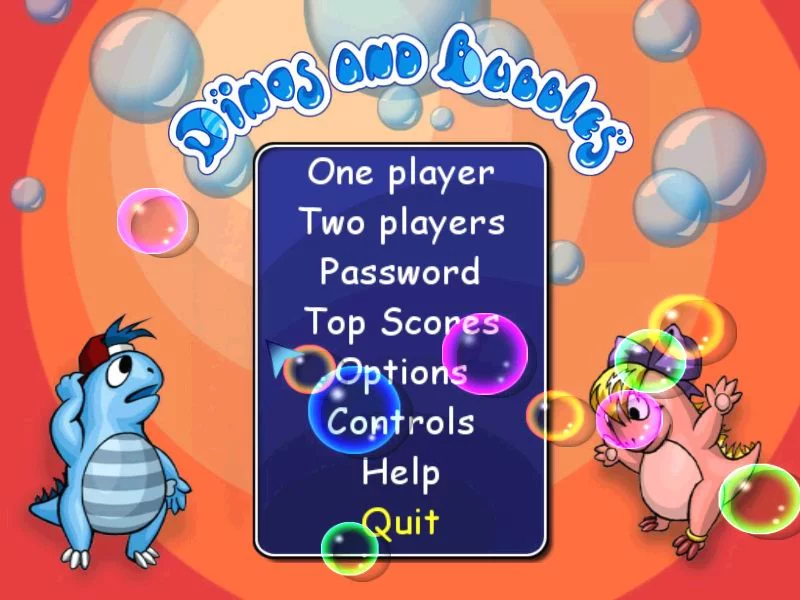 Изображение игры: Dinos and Bubbles