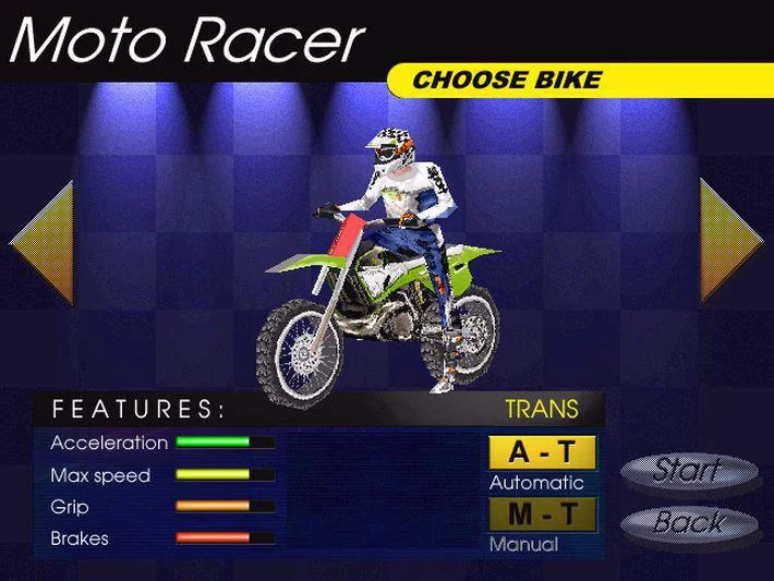 Изображение игры: Moto Racer