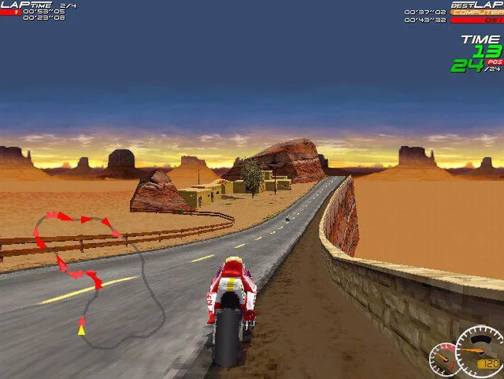 Изображение игры: Moto Racer