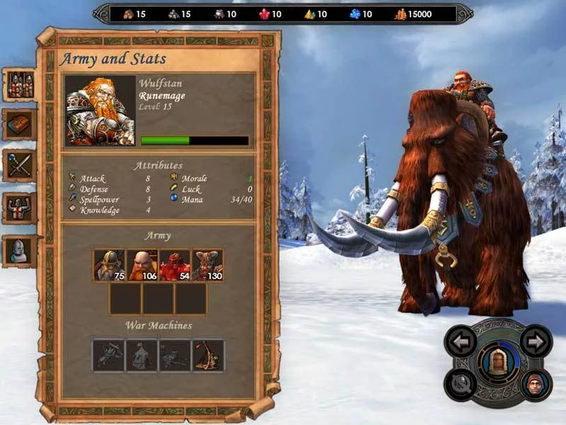 Изображение игры: Heroes of Might & Magic V: Hammers of Fate
