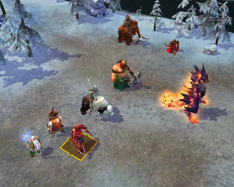 Изображение игры: Heroes of Might & Magic V: Hammers of Fate
