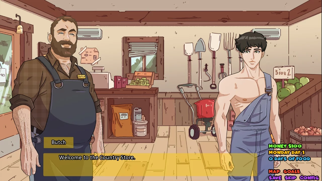 Изображение игры: Morningdew Farms: A Gay Farming Game