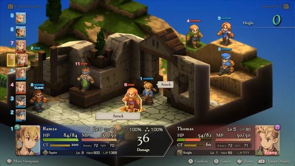 Изображение игры: Final Fantasy Tactics - The Ivalice Chronicles