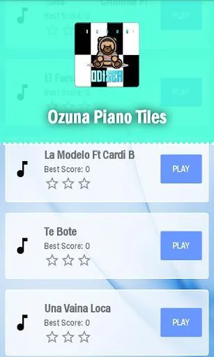 Изображение игры: Ozuna Piano Tiles