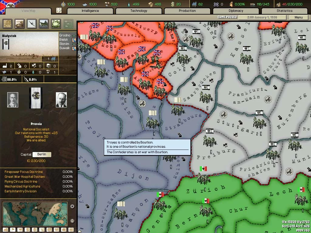 Изображение игры: Hearts of Iron II: Doomsday - Armageddon