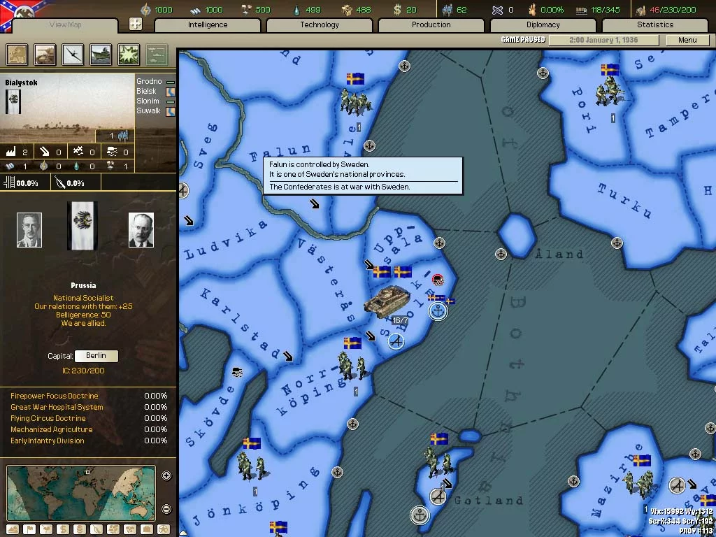 Изображение игры: Hearts of Iron II: Doomsday - Armageddon