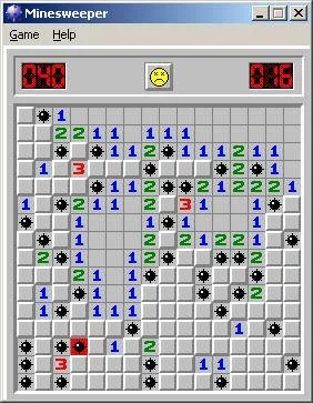 Изображение игры: MineSweeper (Microsoft)