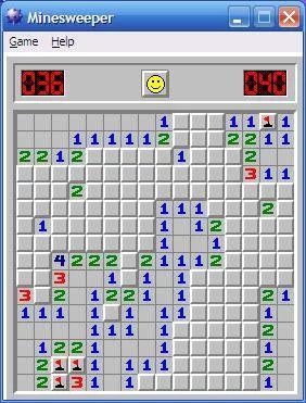 Изображение игры: MineSweeper (Microsoft)