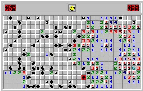 Изображение игры: MineSweeper (Microsoft)
