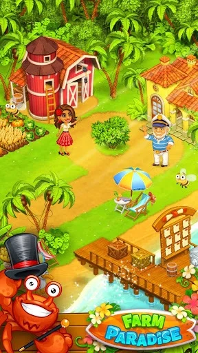 Изображение игры: Farm Paradise: Fun Island game for girls and kids