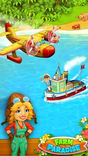 Изображение игры: Farm Paradise: Fun Island game for girls and kids