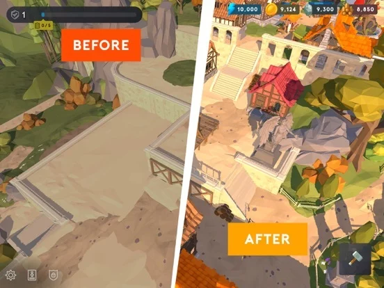 Изображение игры: Kingdom Rebuild