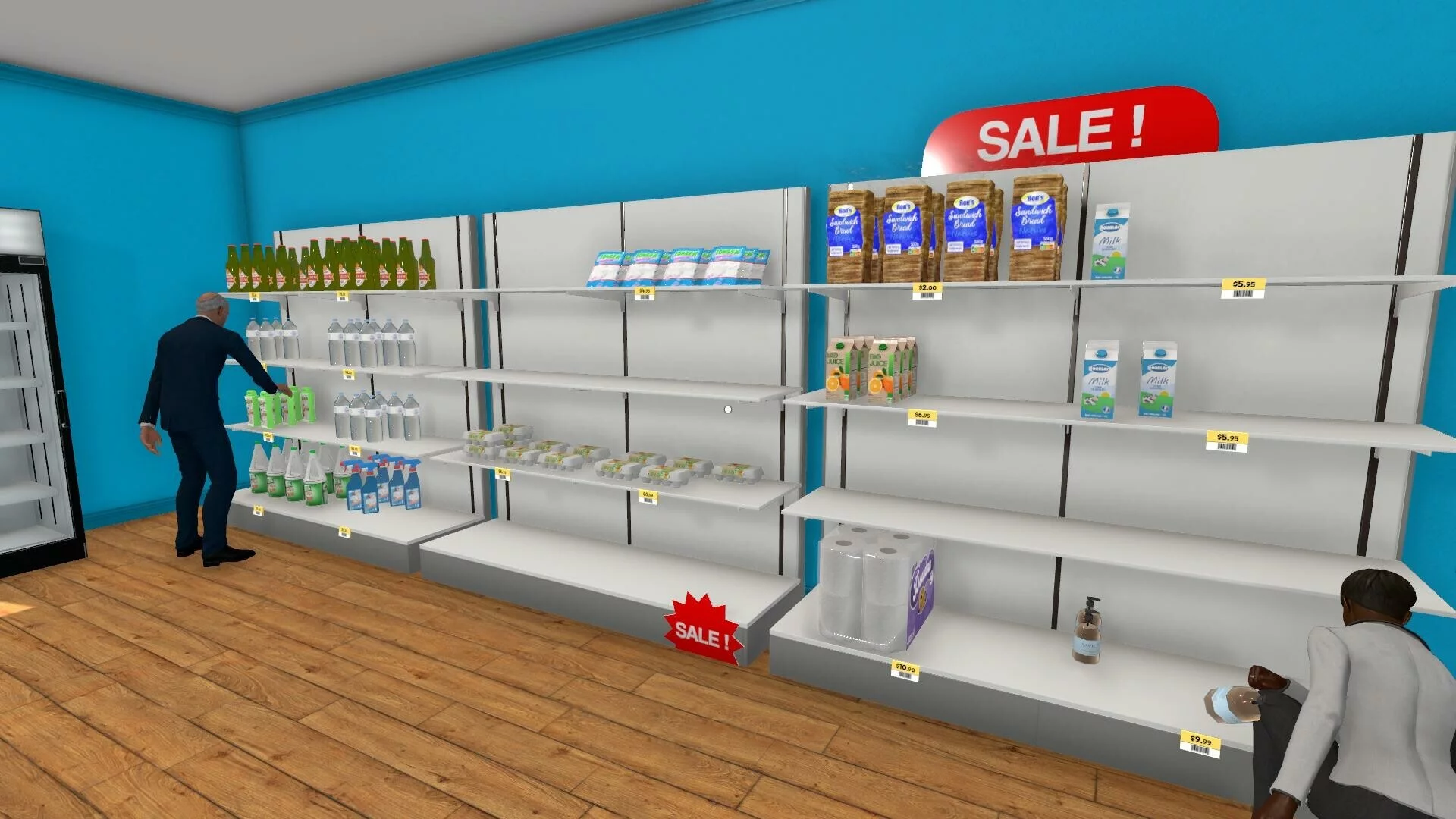 Изображение игры: Supermarket Simulator