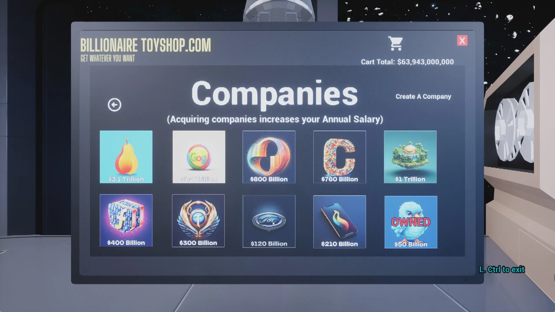 Изображение игры: Elon Simulator - Spend Like A Trillionaire