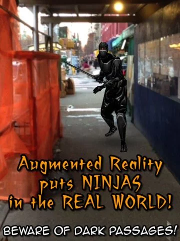 Изображение игры: Ninjas Everywhere! An Augmented Reality Experience FREE