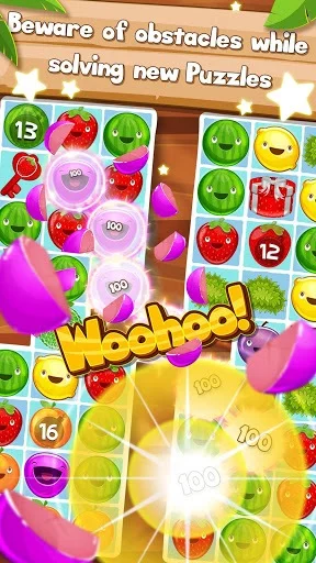 Изображение игры: Fruit Pop! Puzzles in Paradise