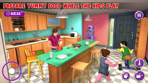 Изображение игры: Virtual Mother New Baby Twins Family Simulator