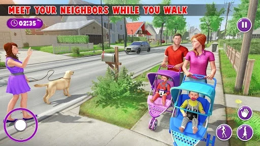 Изображение игры: Virtual Mother New Baby Twins Family Simulator
