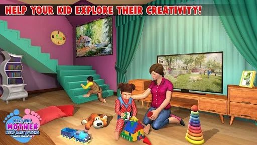 Изображение игры: Virtual Mother New Baby Twins Family Simulator