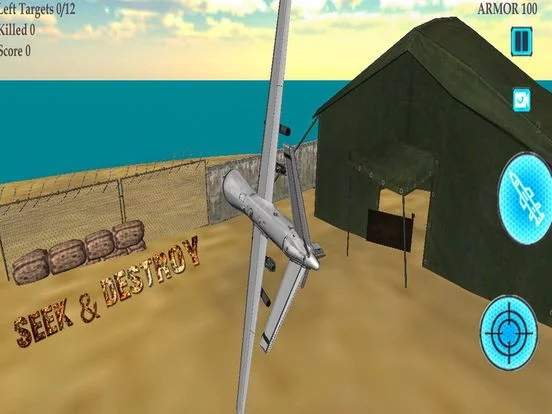 Изображение игры: Army Drone striker: target undetected terrorist