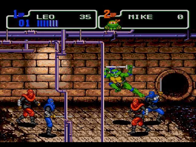 Изображение игры: Teenage Mutant Ninja Turtles: The Hyperstone Heist