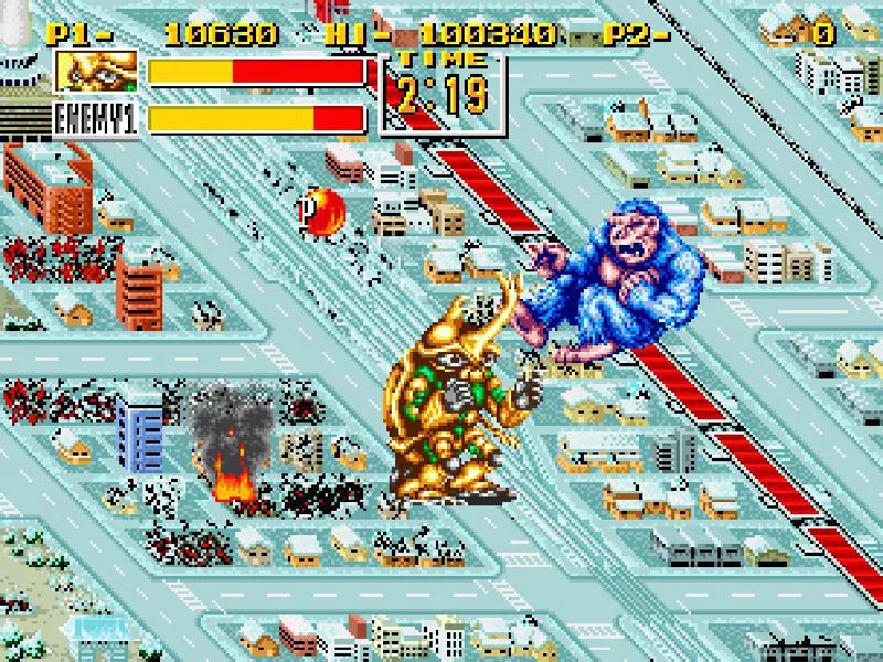Изображение игры: KING OF THE MONSTERS