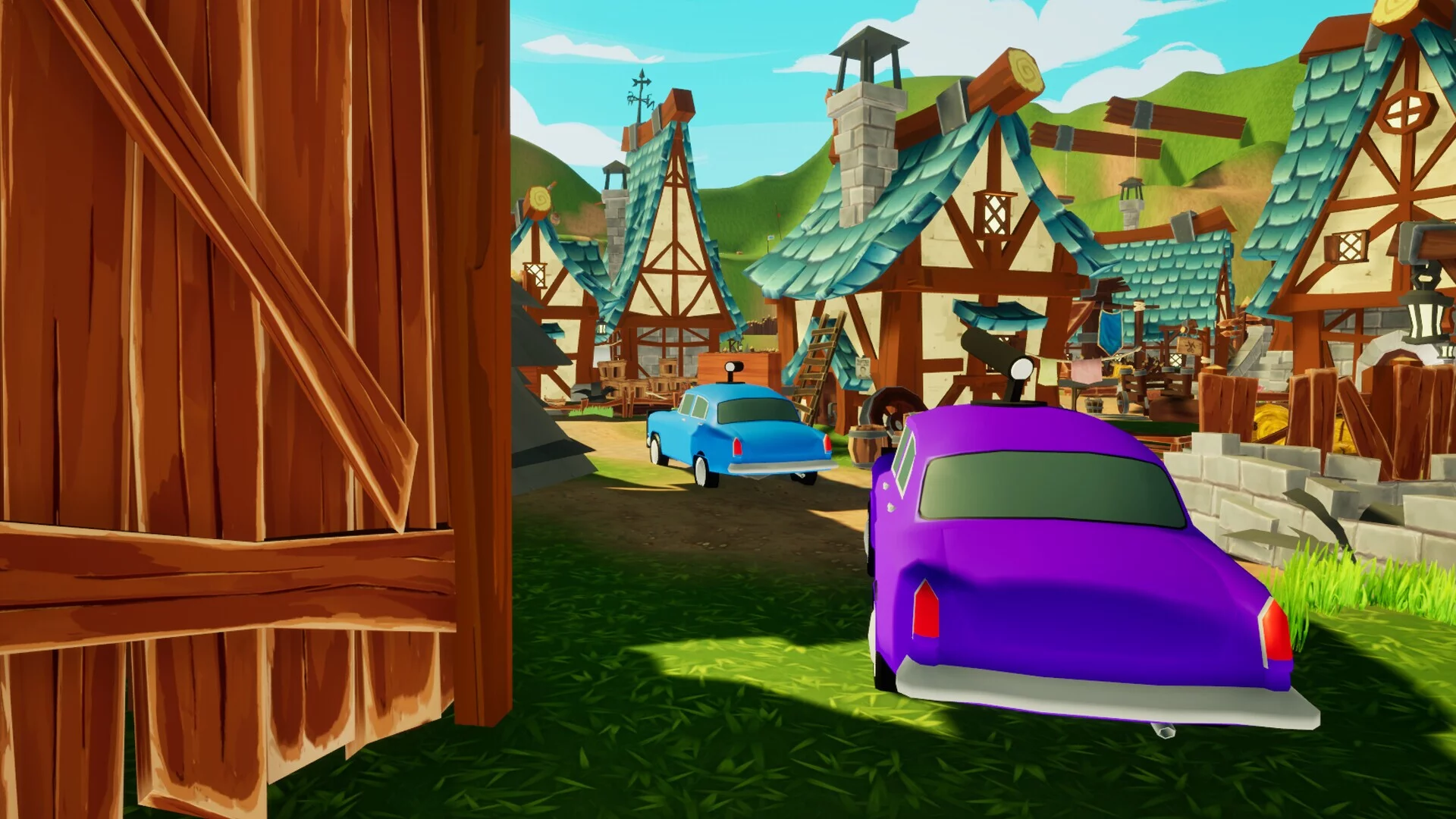 Изображение игры: Car Parkour Together