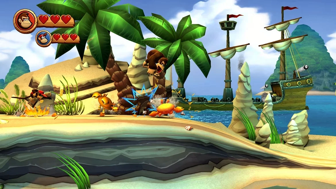 Изображение игры: Donkey Kong Country Returns HD