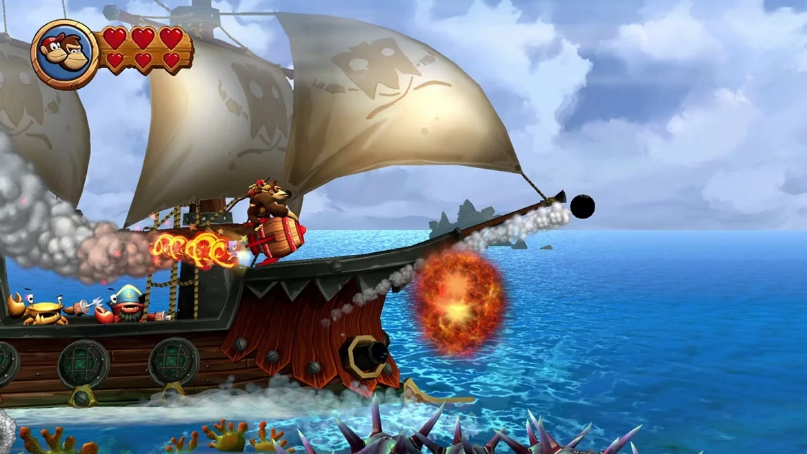 Изображение игры: Donkey Kong Country Returns HD