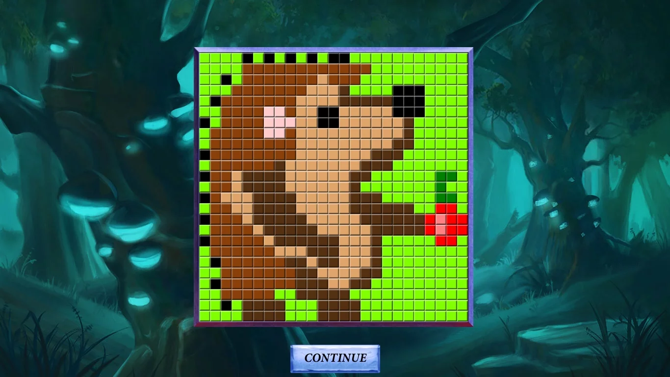 Изображение игры: Picross Fairytale - nonogram: Red Riding Hood secret