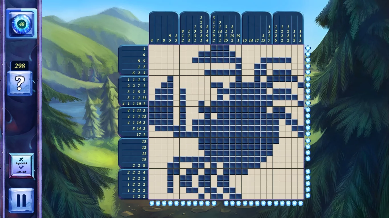 Изображение игры: Picross Fairytale - nonogram: Red Riding Hood secret