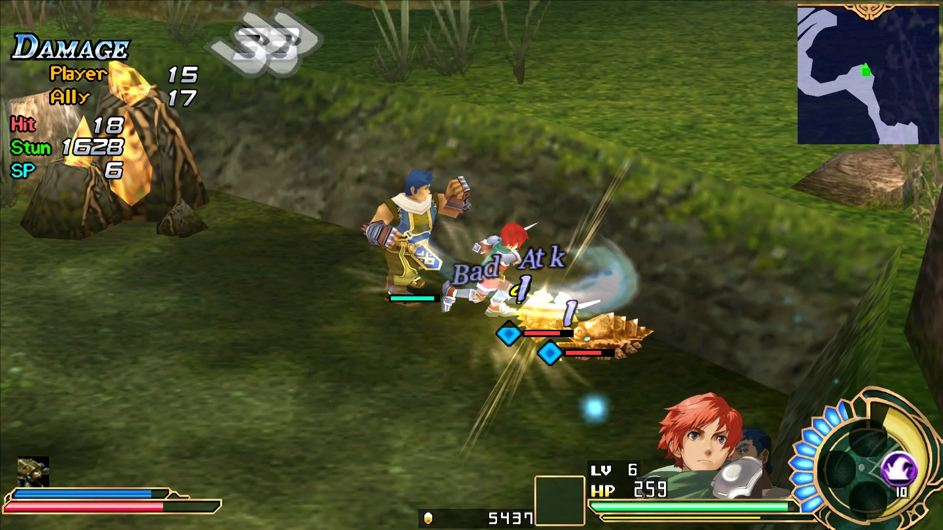 Изображение игры: Ys SEVEN