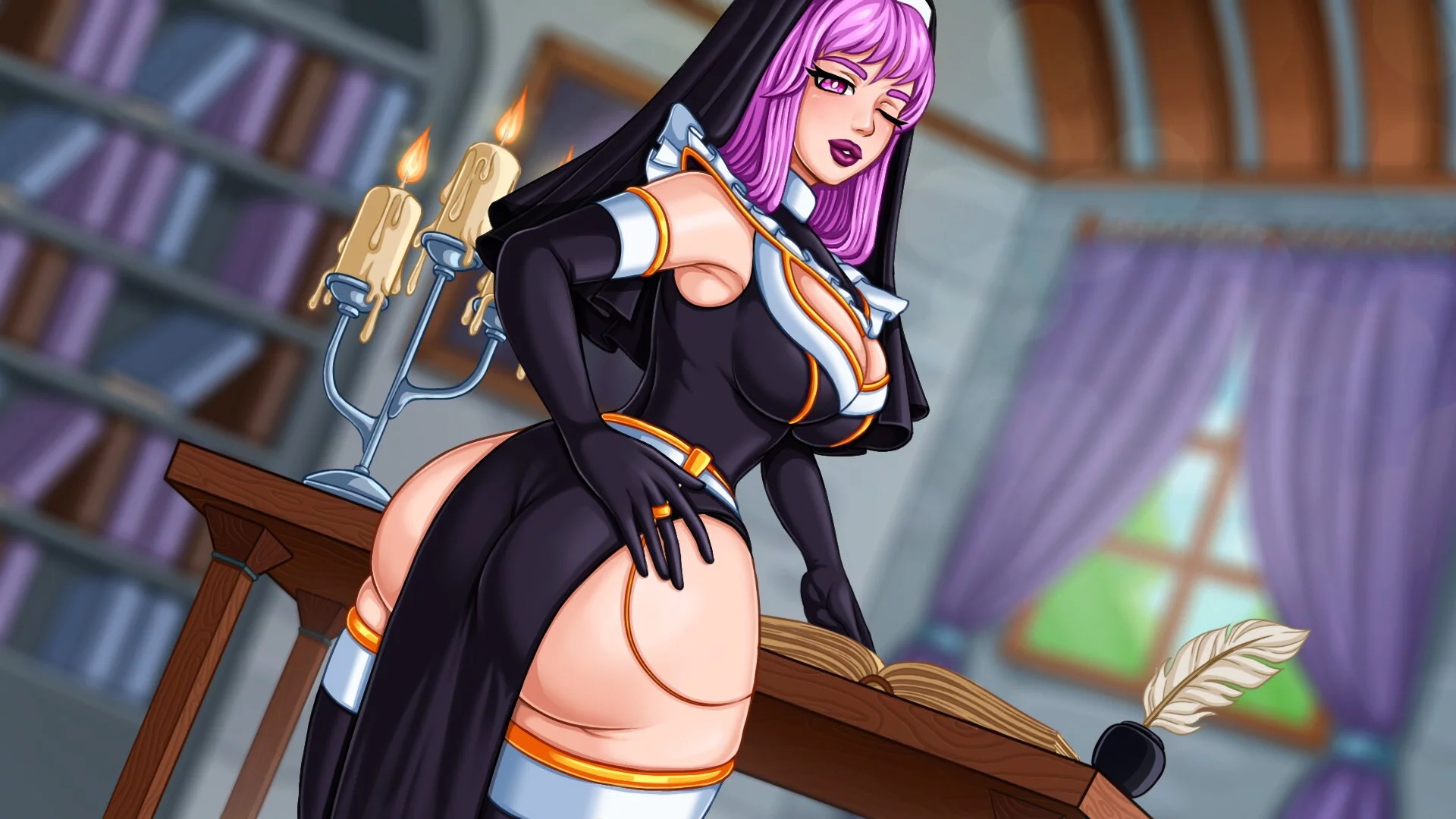 Изображение игры: Horny Warp: Hentai Fantasy