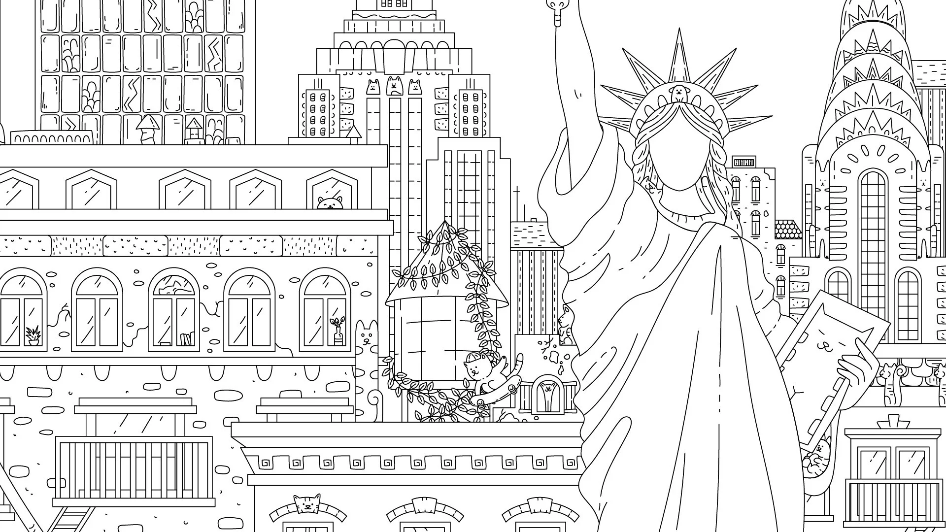 Изображение игры: 100 Cats New York