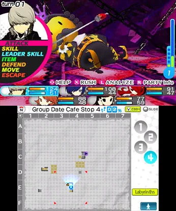 Изображение игры: Persona Q: Shadow of the Labyrinth